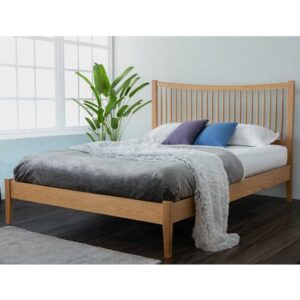 Berwick Wooden King Size Bed In Oak