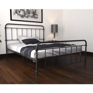 Wilmslow Metal Double Bed In Black