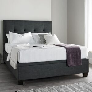 Williston Pendle Fabric Ottoman Double Bed In Slate