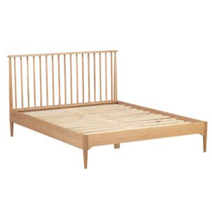 Javion Wooden King Size Bed In Natural Oak