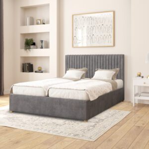 Aspire Electric Adjustable Bed Grant Upholstered