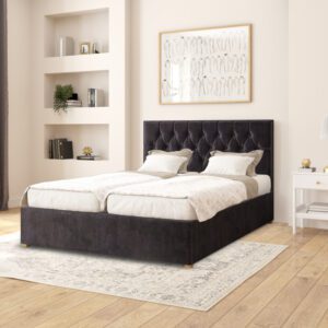 Aspire Electric Adjustable Bed Olivier Upholstered