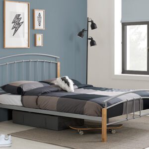 Birlea Tetras Metal Bed Frame, King Size