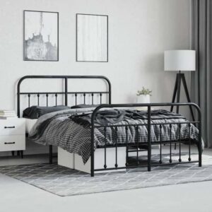 Carmel Metal King Size Bed In Black