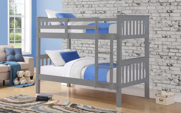 Casper Wooden Bunk Bed, Single, White