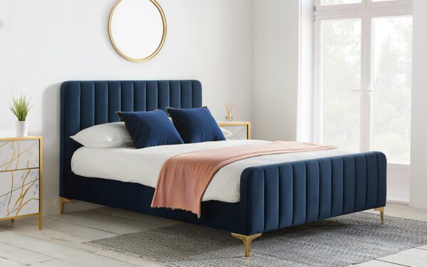 Novo Madison Fabric Bed Frame, Double