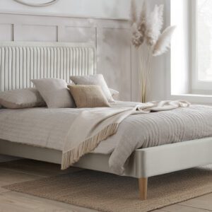 Novo Tallulah Fabric Bed Frame, King Size