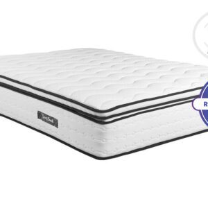 SleepSoul Space 2000 Pocket Memory Pillow Top Mattress, Double